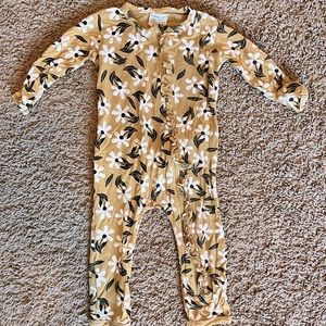 Spearmint Love ruffle butt sleeper